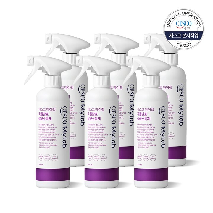 세스코 마이랩 곡물발효 살균소독제 500ml x6개