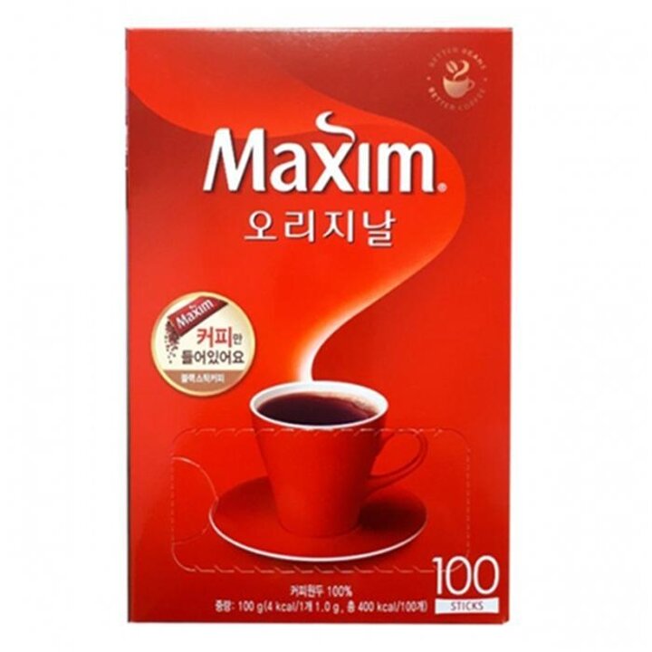 맥심오리지널마일드(블랙커피)100Tx1개.