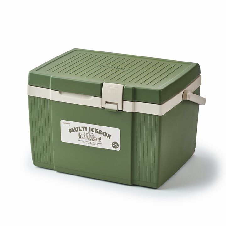 글라스락 멀티 아이스박스 26L (카키)