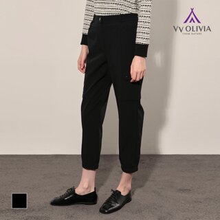 [비비올리비아] 밴딩 조거 팬츠_VVCDL4F7471