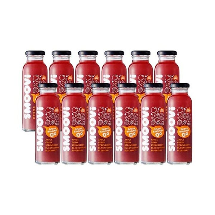 스무비 애플 구아바 스토로베리 블랙커런트 블루베리 착즙주스 250ml x 12병