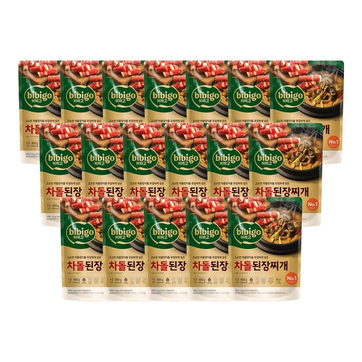 CJ 비비고 차돌된장찌개 460g X 18개