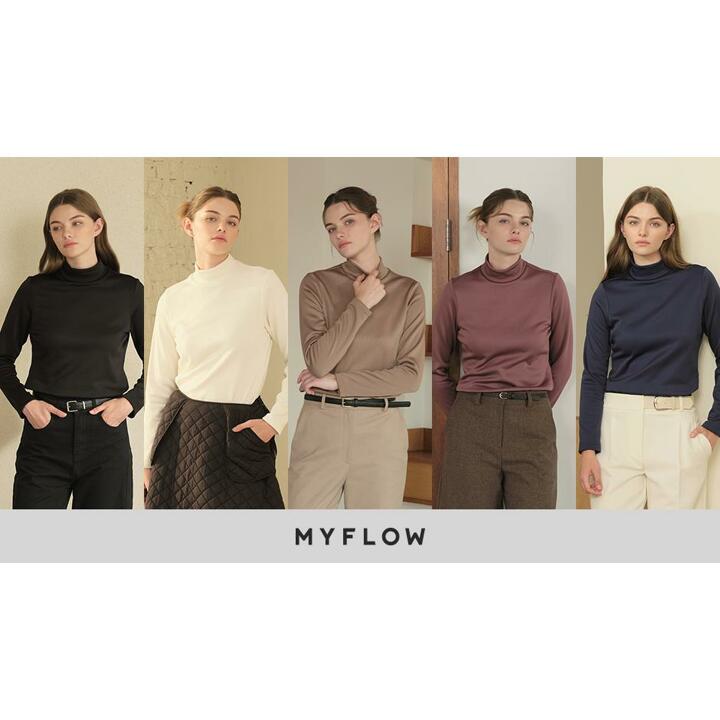 25FW 마이플로우 여성 기모 모크넥 5종