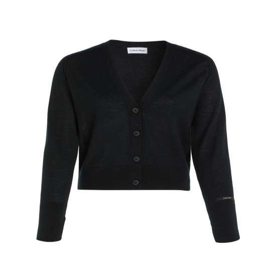 [해외배송] 24SS 캘빈클라인 가디건 K20K206791 BEH BLACK