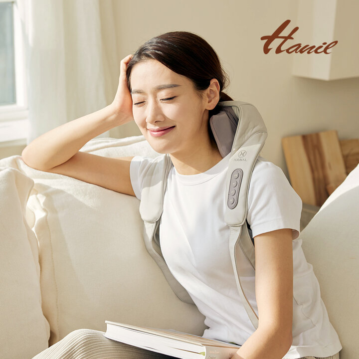 한일 목어깨 마사지기 HNM-210PB(무선/온열/5D마사지)