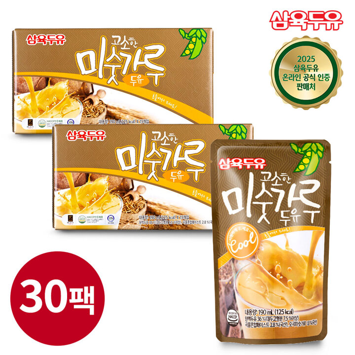 [삼육두유][G]미숫가루 190ml 30팩