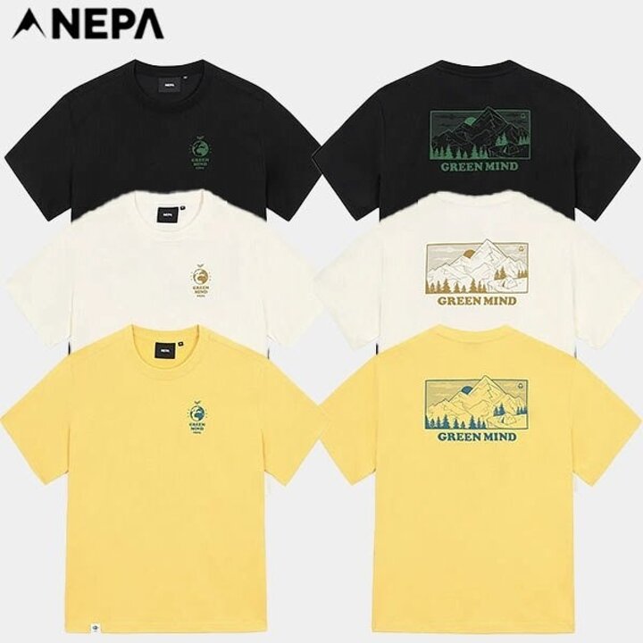 (광주신세계)7KD5375 공용 그린마인드 그래픽 반팔 라운드 티셔츠