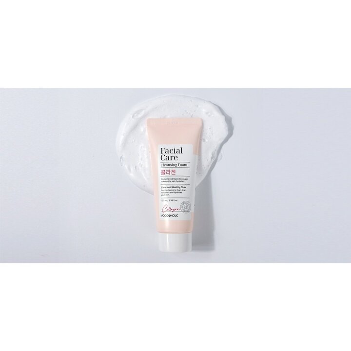 푸드어홀릭 페이셜 케어 클렌징폼 콜라겐 100ml /약알칼리성 모공탄력 클렌저