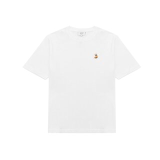 메종키츠네 남성 드리밍 폭스 컴포트 반팔티 화이트 QM00102KJ7026-P100