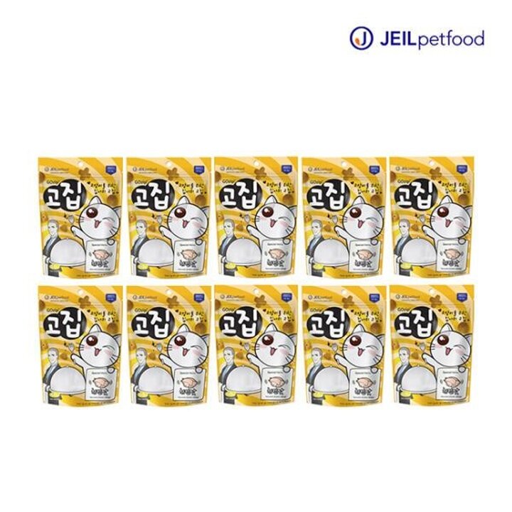 아트박스/제일사료 고집 고양이간식 치킨 60g 10개