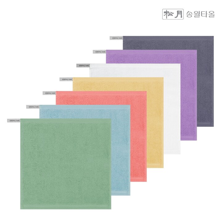 송월타올 30수 컬러 고리손수건30 1장