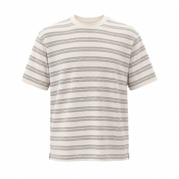 26년S/S 스트라이프 반팔 라운드 티셔츠 AAG3TR1101