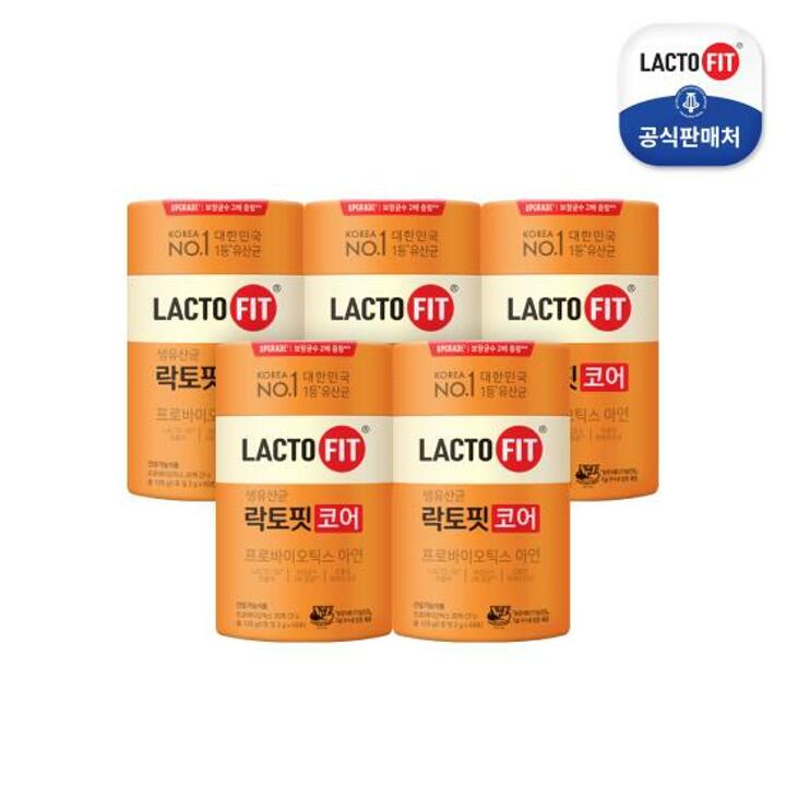 종근당건강 본사 락토핏 코어 5통 300일분