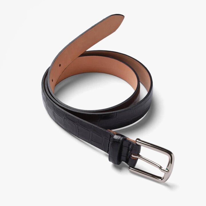 (신세계센텀점)SADDLERS /새들러스 /G482/NKL CALF BELT/수입밸트/BLACK /SDE2M80003A98