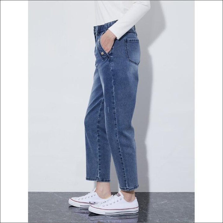 올리비아로렌HC04배기핏데님팬츠입기편한배기바지,이월청바지,역시즌VVCMP4S1281