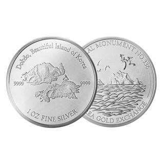 한국금거래소 실버 독도 불리온 메달 1온스 31.1g