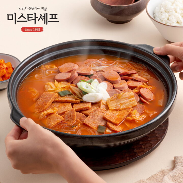 미스타셰프 부대찌개 2팩 + 버섯뚝배기불고기 2팩 + 설렁탕 2팩 (총6팩)