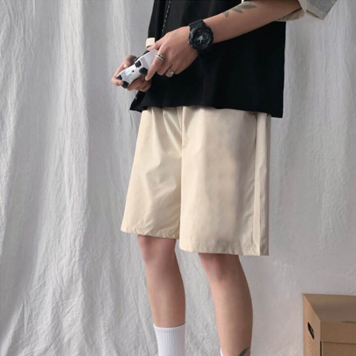 남자 데일리 베이직 5부 반바지 팬츠 LD2-PTH-LD600-베이지