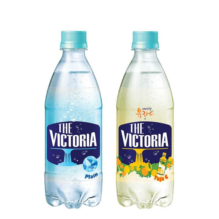 (G) 웅진식품 더 빅토리아 탄산음료 500ml 플레인10입+내사랑유자C10입 교차구성