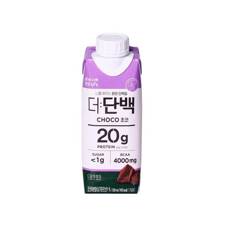 빙그레더단백초코250ml18개