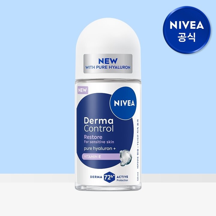 니베아 데오드란트 더마 컨트롤 리스토어 롤온 50ml 1개