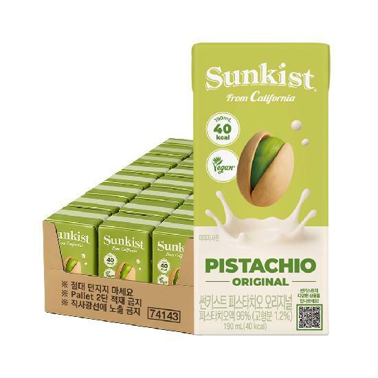 [G]썬키스트 피스타치오 오리지널 190ml 24팩