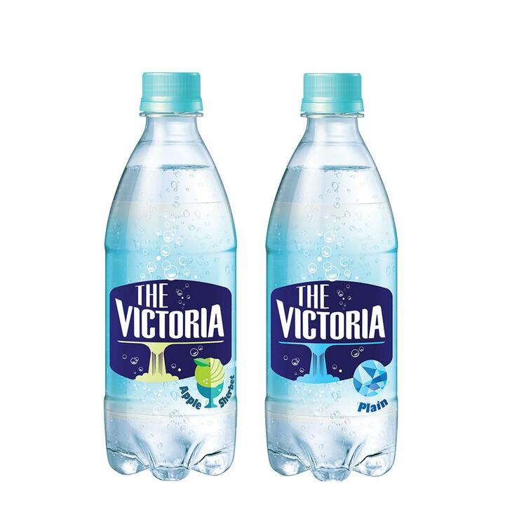 (G) 웅진식품 더 빅토리아 탄산음료 500ml 플레인10입+애플셔벗10입 교차구성