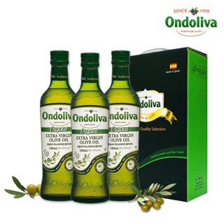 [온돌리바] 엑스트라버진 올리브유 500ml 3P 선물세트