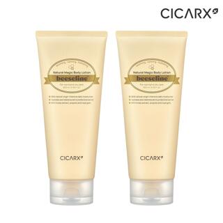 시카알엑스 비세린 내추럴 매직 바디로션 200ml 2병