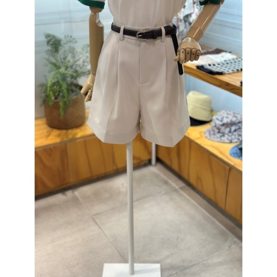 (신세계하남점)벨티드 투턱 4부팬츠(LC31E5PS501B)