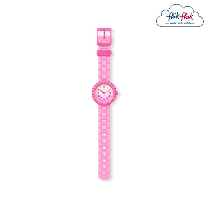 (대전신세계)[본사] 플릭플락  유아용 시계 PINK SPLASH FCSP125