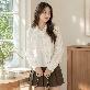 [귈림] 퍼프 셔링 카라 블라우스(G6FBL020P)