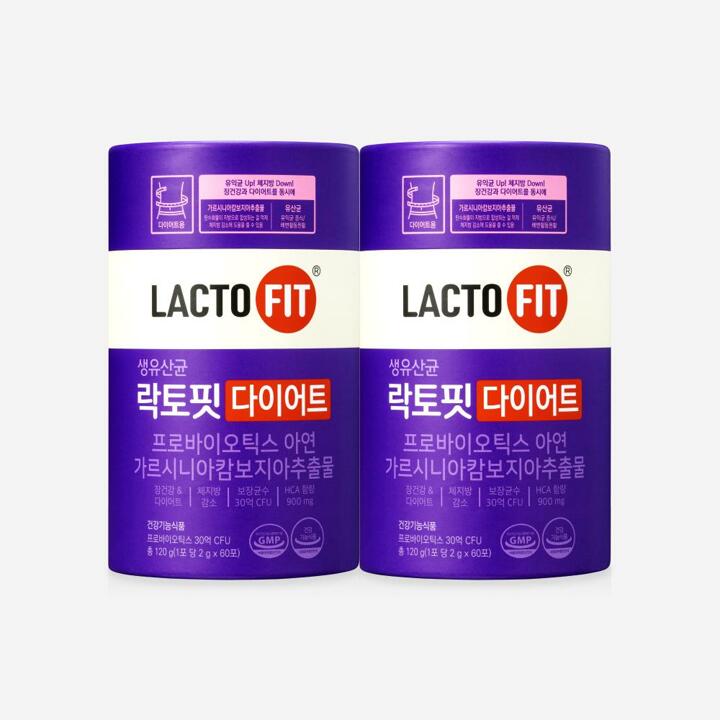 종근당건강 본사 락토핏 다이어트 2통 60일분