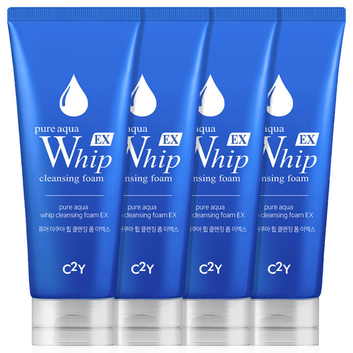 C2Y 아쿠아 휩 폼 클렌징 225ml  EX 4개