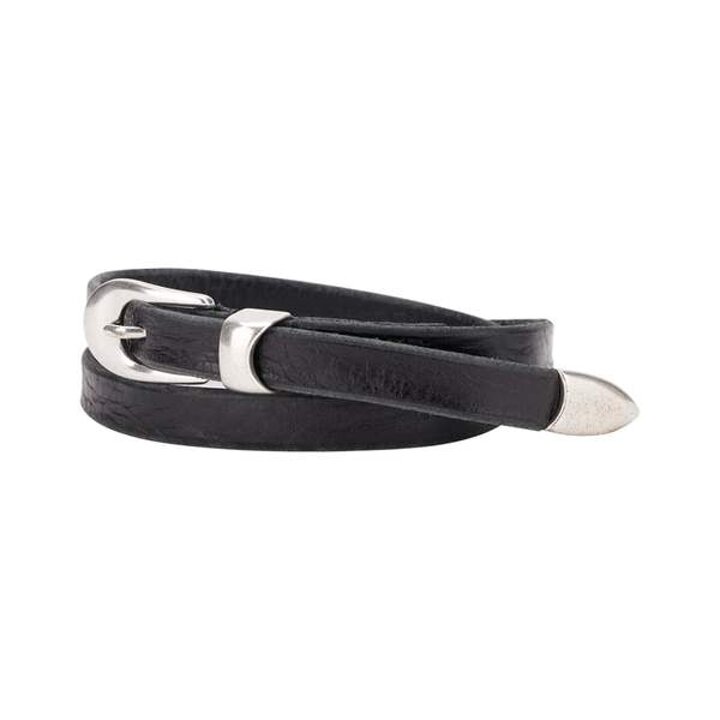 남성 2CM 블랙 벨트 A2208BBLA BLACK LEATHER