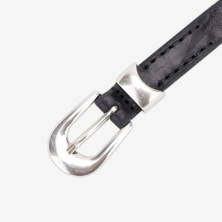 남성 2CM 블랙 벨트 A2208BBLA BLACK LEATHER