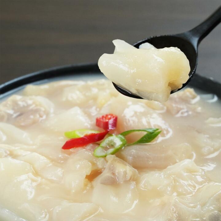 l[정마을/실온보관] 국내산 한우 스지 도가니 보양식 한우도가니탕 500g x 4팩