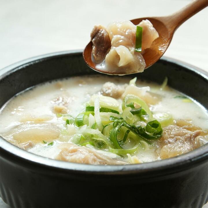 l[정마을/실온보관] 국내산 한우 스지 도가니 보양식 한우도가니탕 500g x 4팩