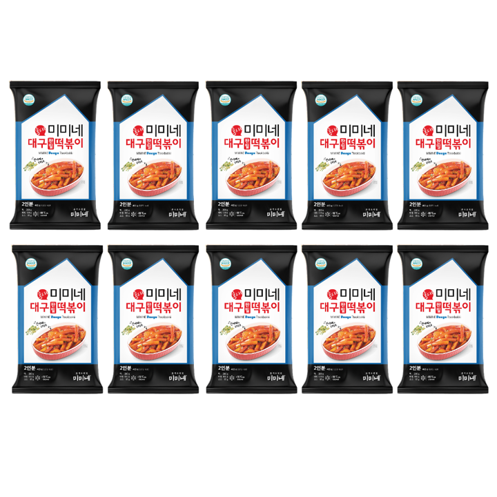 [신제품] 미미네 대구떡볶이 10봉 (총 20인분)
