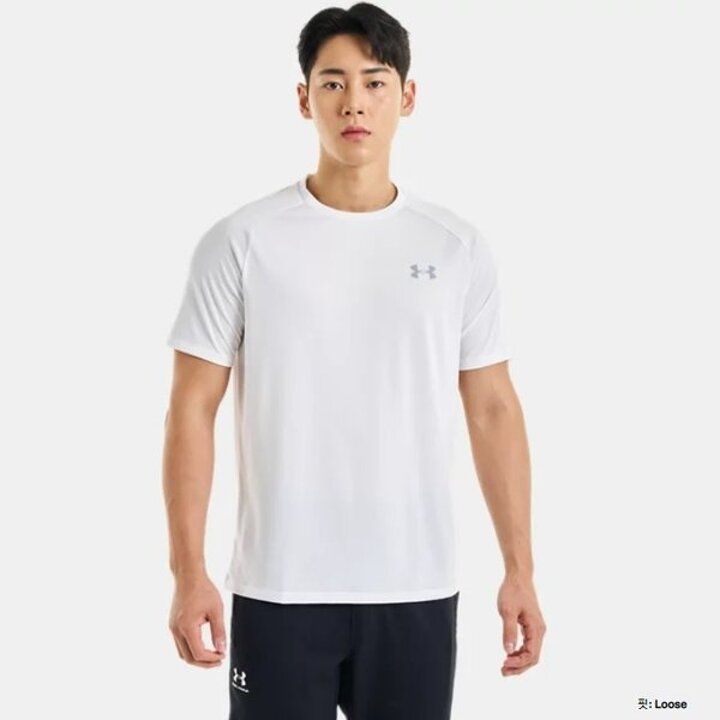 (신세계하남점)언더아머 기능성 반팔 1326413 3종택1[검정,흰색,회색] 남성 UA 테크 2.0 반팔