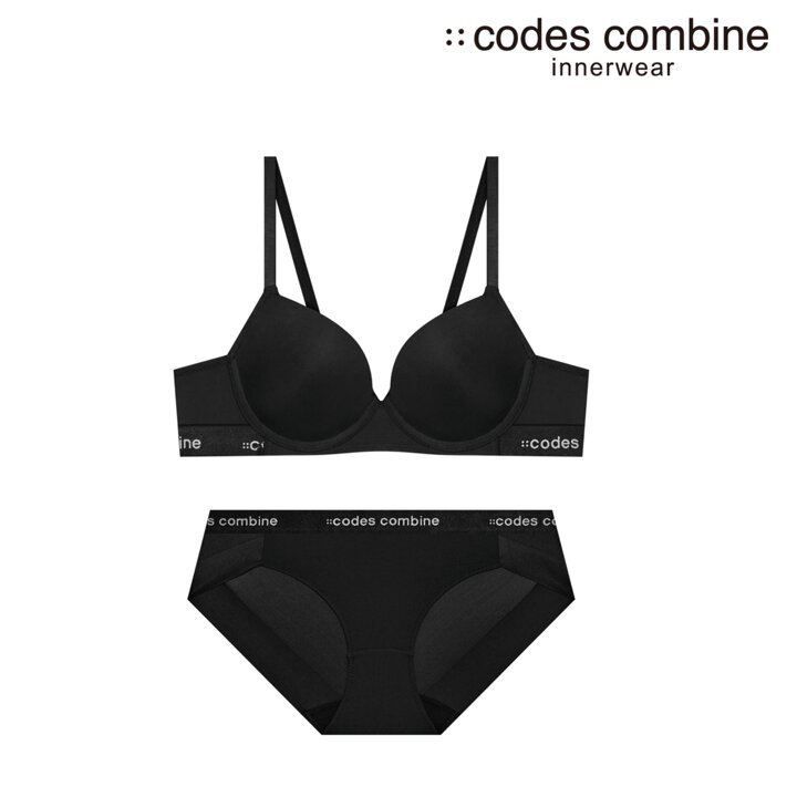 (신세계강남점)노와이어 블랙 브라세트(CEWBR162BK+CEWBP162BK)