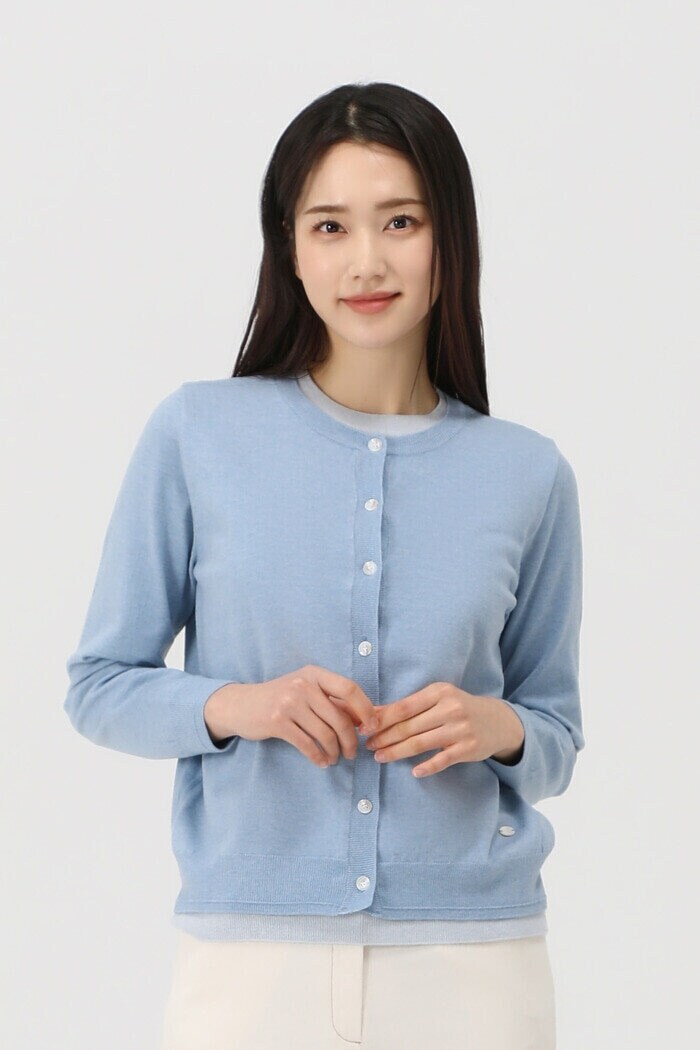 1M23302 레이어드 가디건형 풀오버IC