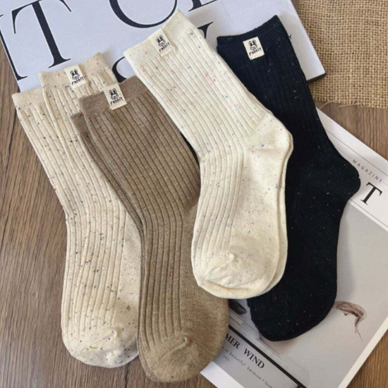 데일리 여자 패션 골지 학생 웨딩게스