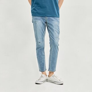남성) 시계포켓 탈색 올약 워싱 라텍스 구제_AM2DTA310-LB