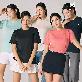 25SS 밀레골프 여성 라운드반팔티 5종세트