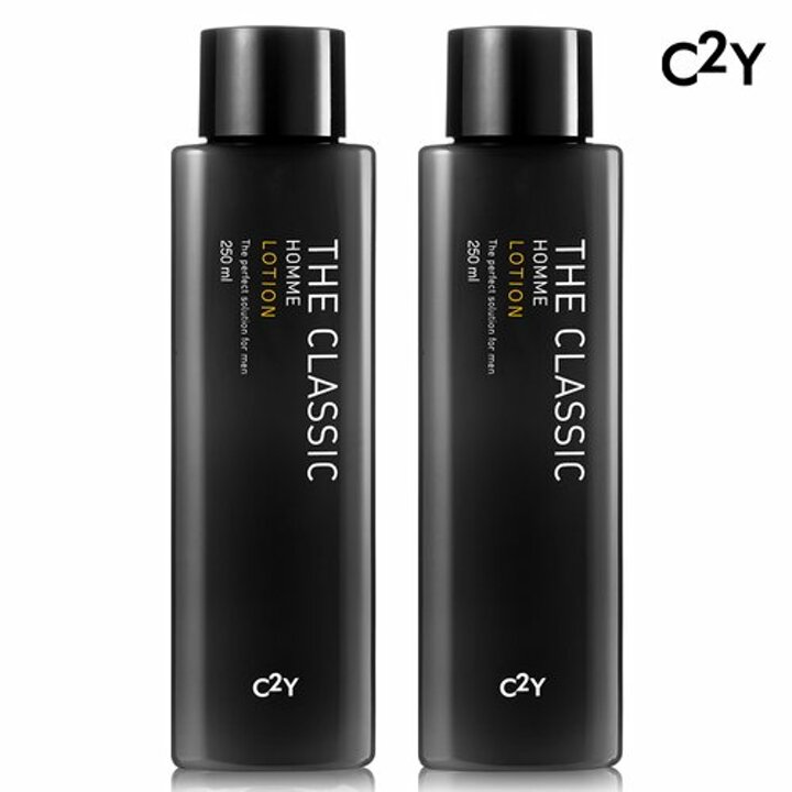 C2Y 더클래식 옴므 남성 스킨로션 250ml 2개 / 미백 주름개선 기능성