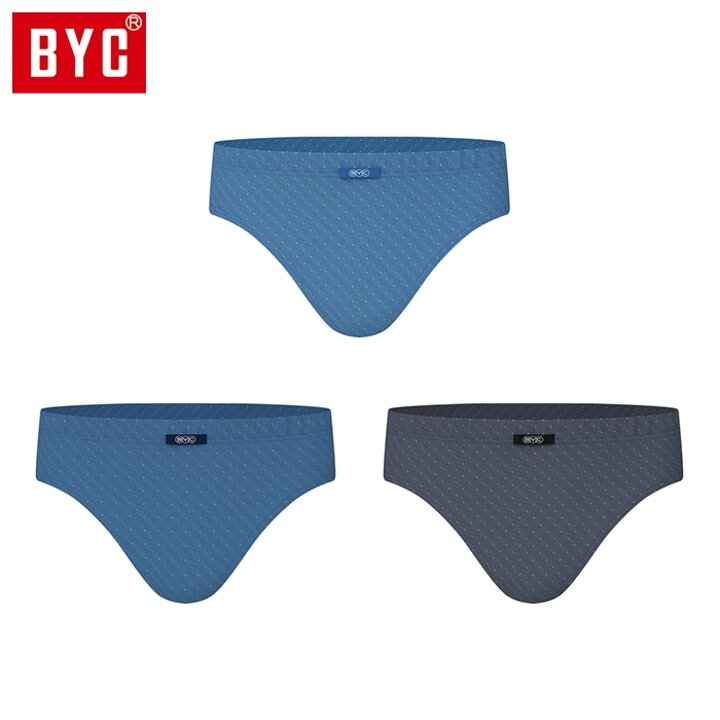 BYC 남성 3매입 미디 삼각팬티(26FWDOLF2326)