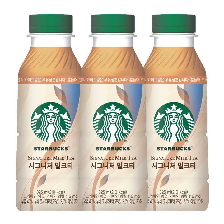 스타벅스 시그니처 밀크티 325ml x 6페트
