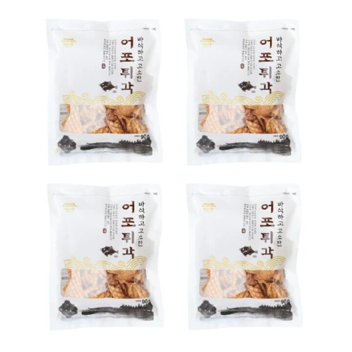 원조동일식품어포튀각90g4봉지맥주안주아이들간식