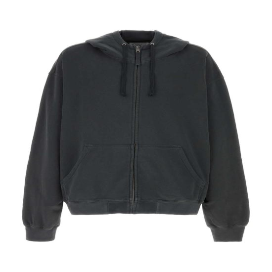 [해외배송] 25FW 마르지엘라 뉴메릭 로고 후드 집업 S50HG0047M25017 855 CHARCO